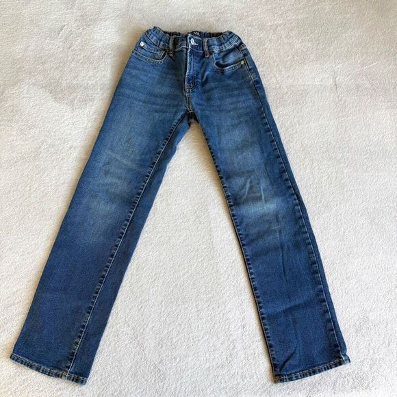 NWOT Gap Kids Regular Fit Straight Leg Medium Blue Jeans - Picture 1 of 8